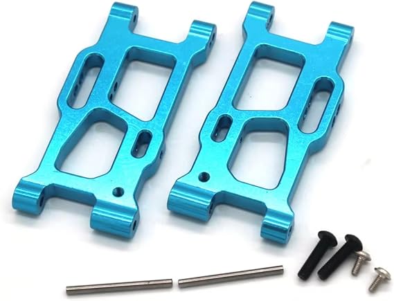 RC Swing Arm For Rlaarlo AM-X12 AM-D12 14015 14005E Metal Rear Hem Arm RC Parts Upgrade Fittings Replacement(Blue)