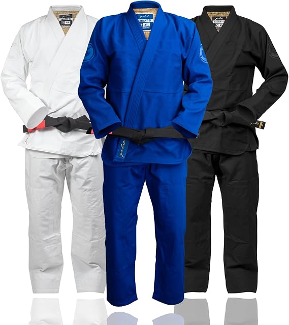 Gold BJJ Valiant Gi - Heavyweight 550gsm Pearl Weave Jiu Jitsu Uniform - IBJJF Legal
