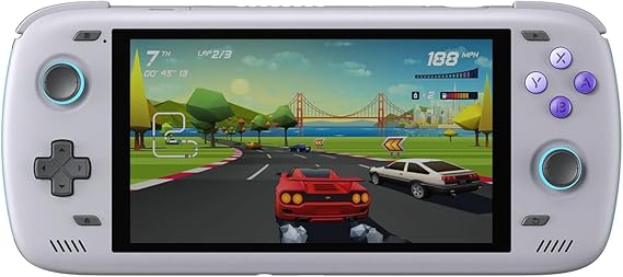 AYN Odin 2 Max Android handheld gaming with high performance Snapdragon 8 Gen 2 Octa-core CPU, Adreno 740 GPU, 16GB RAM, 512GB storage, 6" 1080p screen, Wi-Fi 7, Android 13, HDMI.