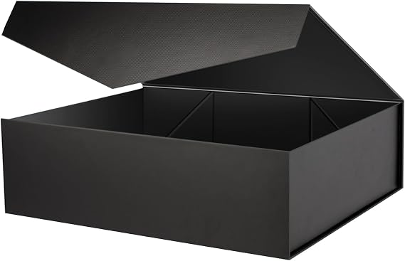 PACKHOME Extra Large Black Gift Box Magnetic Lid 17x14.5x5.5in
