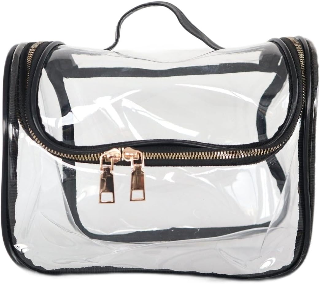Large Volume Transparent Looking Multi Purpose Makeup Bag