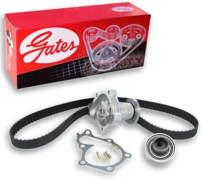 Gates PowerGrip Timing Belt Kit w Water Pump compatible with Nissan 300ZX 3.0L V6 1984-1989