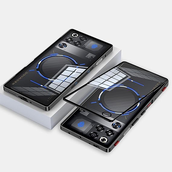 RedMagic 11 Proケース、クリアマット 2イン1 傷防止保護カバー、 RedMagic 11 Pro用耐衝撃携帯電話ケース ブラック
