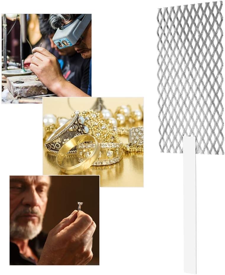Jewelry Plating Plater Tool Mesh With Handle - Platinized Anode Rhodium ewelry Plating Mesh Platinized Mesh Jewelry Making Plating Tool Jewelry Plating Plater Jeweler Tool