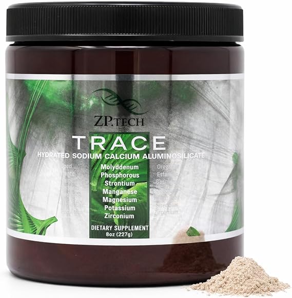 Trace - Mineral Powder 8oz. Naturally Occurring, Volcanic Mineral Deposit from Utah Rich in Over 66 Trace Elements. OMRI Organic Mineral Supplement.