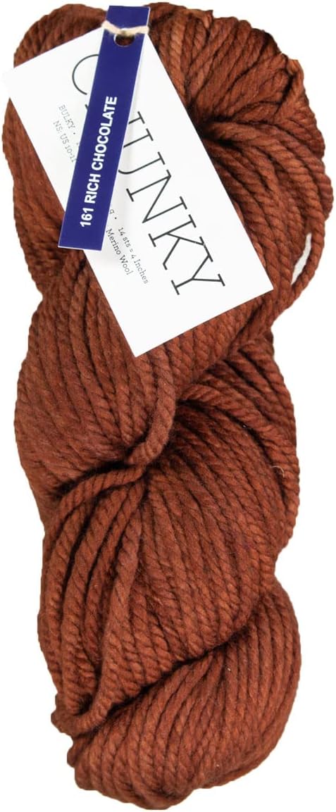 Malabrigo Chunky 161 Rich Chocolate Bulky Weight Merino Wool Yarn