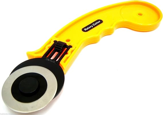 Jakar Rotary Cutter 28mm 45mm Cut Fabric Leather Paper Vinyl Rotary Cutter Round (45mm)