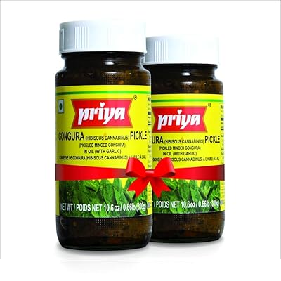 Priya Pickle Twin Pack - Gongurahibuscus Cannabinus Pickle 2 x 300 gm