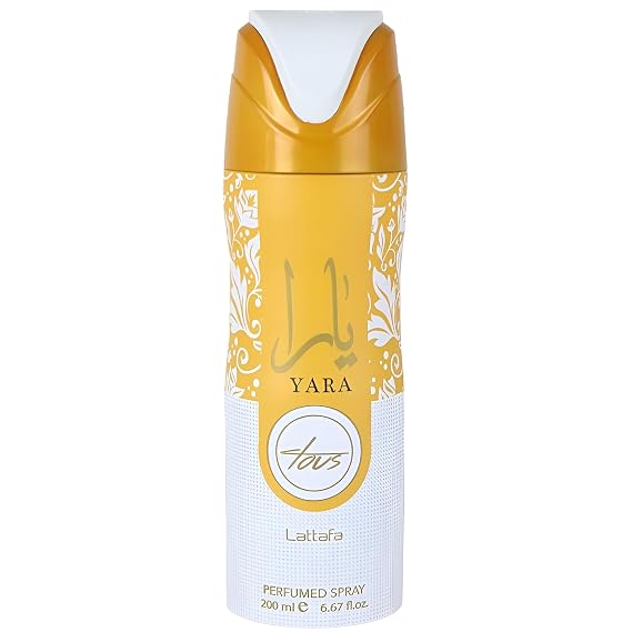 Lattafa Yara Tous Fruity, Tropical, Gourmand, Musky Perfumed Deodorant Spray for Women, 6.67 Ounce / 200 ml
