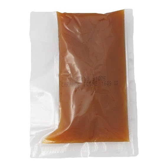 Clown Global Brands Caramel Icing | 198ct - 2oz Packets per Case | Tear Open Built in Spout | Gluten Free | Dulce de Leche Flavor | Perfect for Fruit, Ice Cream Sundaes, Churros, Cupcakes