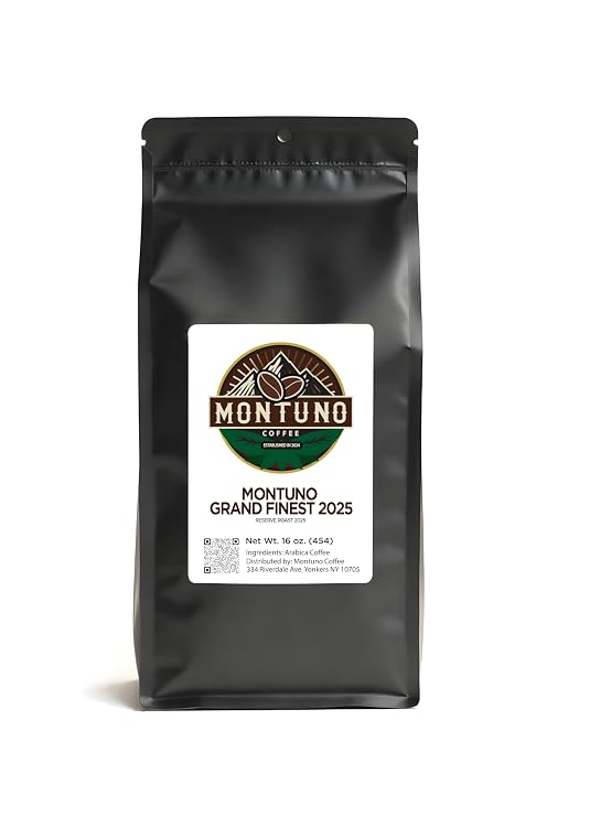 Montuno Grand Reserve 2025 Peaberry Coffee, Sweet Caramel & Citrus Notes, Limited Edition (Ground), 1 Lb