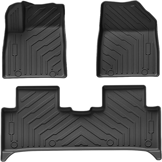 TPE Floor Mats Compatible for BYD Yuan Pro/Atto 2/ Yuan UP 2024 2025 2026 All Weather Protector Waterproof Floor Liners Trunk Mat(3pcs for LHD)