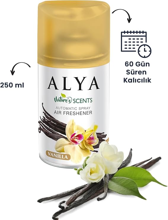 ALYA Nature's Scents Vanilla- Vanilya Oda Kokusu Yedek Makine Spreyi 250 ml