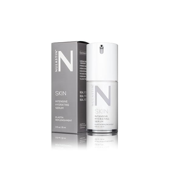 NULASTIN Elastaplex & Hyaluronic Acid Serum for Face, Lips & Decollete - SKIN Intensive Hydrating Serum - Promote Dewy Radiance in Aging Skin (0.5 oz)