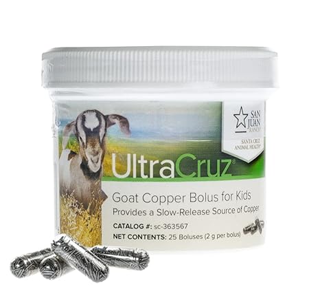 UltraCruz - sc-363567 Goat Copper Bolus Supplement for Kids, 25 Count x 2 Grams