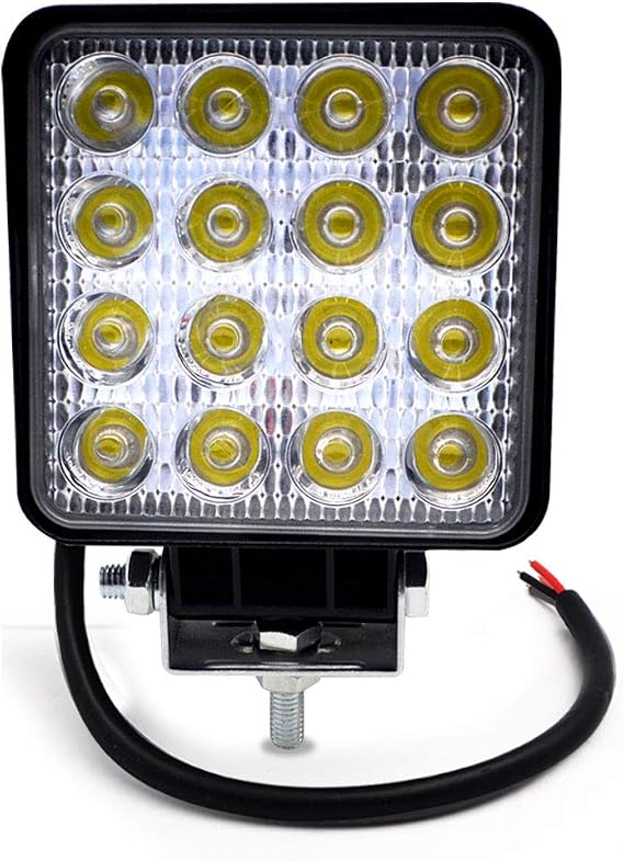 LED Work Light Bar,48W 12V/24V Spotlights Car Off-road Light Auxiliary Worklight Waterproof LED Light Bar for Truck,Tractor,Car, ATV