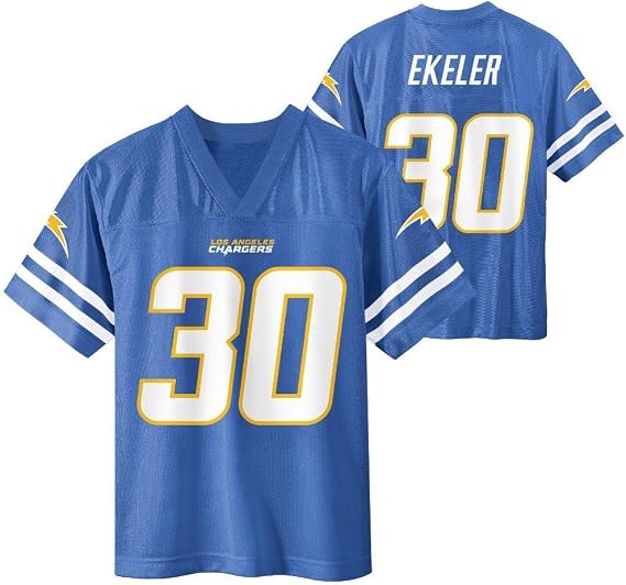 Outerstuff Austin Ekeler Los Angeles Chargers #30 Light Blue Kids Youth 4-20 Home Player Jersey
