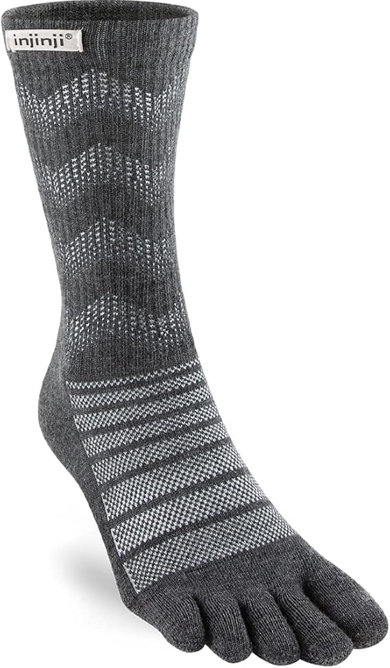 Injinji 223670 Outdoor Midweight Crew Wool Slate M