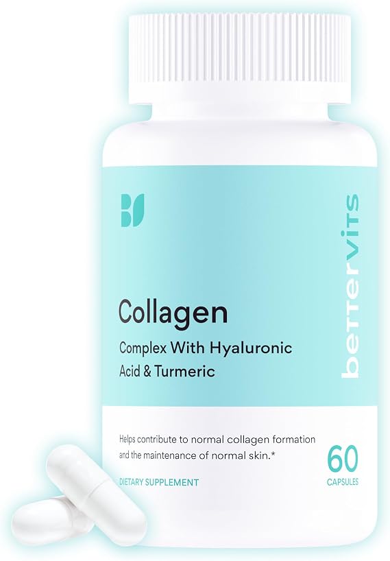 Bettervits Collagen Peptides with Hyaluronic Acid for Skin, Hair & Joints