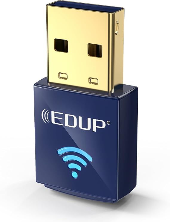 EDUP USB Bluetooth WiFi Adapter for PC, Bluetooth 4.0 Adapter | Wireless Nano USB Network Adapter 2.4Ghz 150Mbps, Only Compatible with Windows 11/10/7/8/8.1
