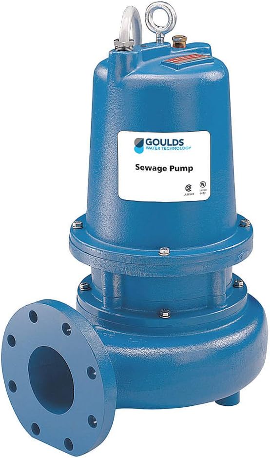 Submersible Sewage Pump 2HP 230V 35 ft.
