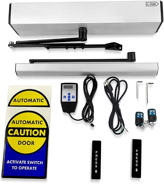 Automatic Swing Door Opener with Wireless Push Button