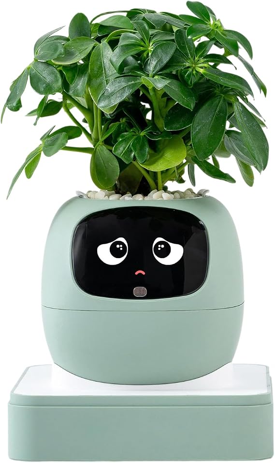 Genérico AI Assistant Smart Planter - Multiple Expressions Smart Planter | Ivy Planter - for Indoor Beginners Mother's Day Garden Balcony Bedroom Living Room
