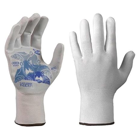 Glove Liners,Nylon/Polyester,M,Wht,PR