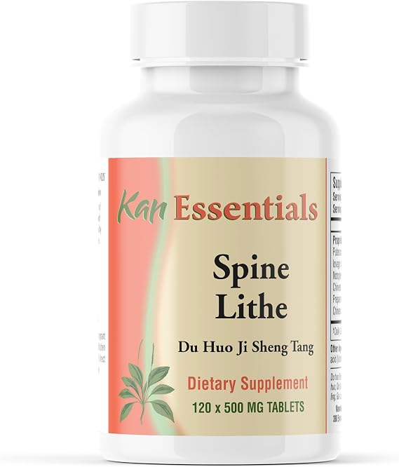 Kan Herb Company Spine Lithe Traditional Chinese Herbal Blend for Dogs and Cats to Support Mobility, Energy, Muscular Balance, and Joint Comfort, Herbal Supplement for Pets, 120 Tablets