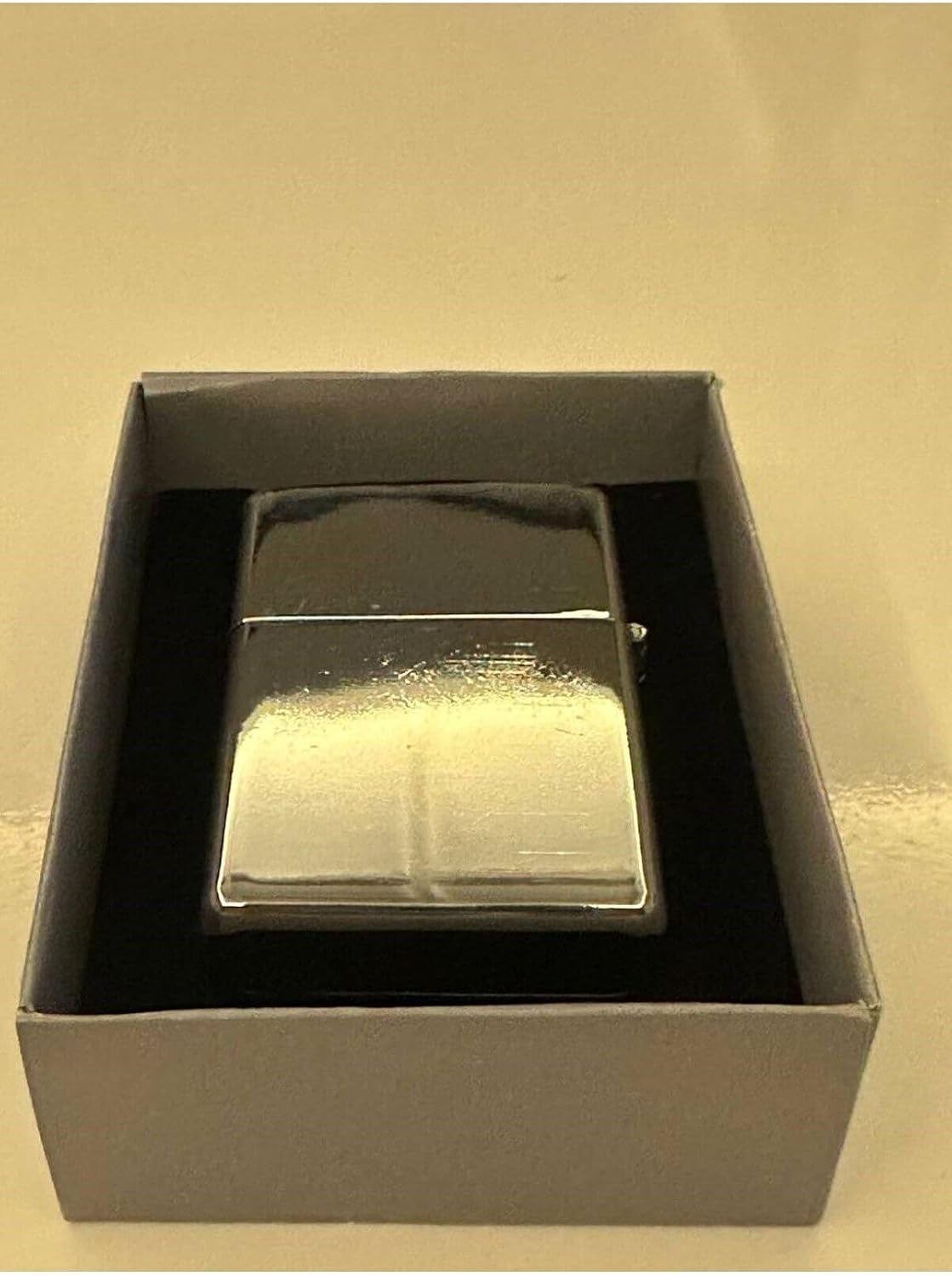 Personalized Name Printed Lighter Zippo Matte And Silver Plain Black Lighter Silver