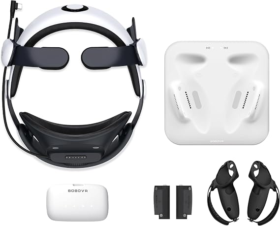 BOBOVR S3 Pro Battery Strap + CD3 Controller Wireless Charging Combo
