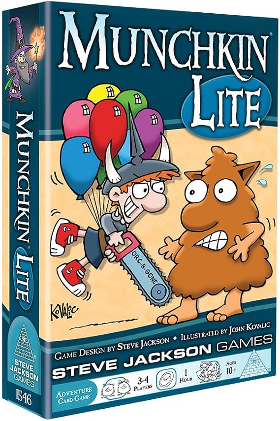 Steve Jackson Games, Munchkin Lite, Comedic Fantasy Adventure RPG Card Game