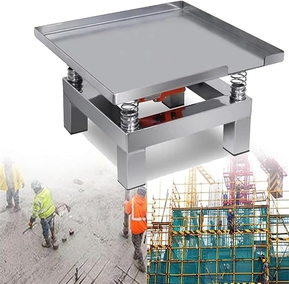 Electric Vibrating Table Concrete Vibrating Table, Vibration Test Bench Test Block Vibration Platform Stainless Steel Mini Vibration Table, for Accurate Results (Color : 50 * 50cm)