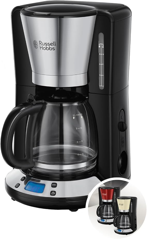 Russell Hobbs 24030-56 Victory Programlanabilir Kahve Makinesi, 1100 W, Paslanmaz Çelik