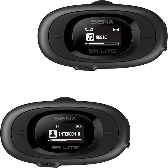 Sena 5R LITE Two-Way HD Motorcycle Bluetooth Intercom Headset, Dual Pack