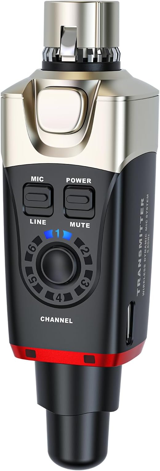 Xvive U35 Wireless Microphone System Transmitter 5.8GHz Wireless XLR Transmitter (U35 Transmitter Only)