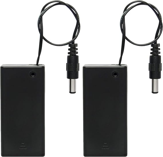 Gikfun 9v Battery Holder with ON/Off Switch for Arduino (Pack of 2PCS) EK2107x2
