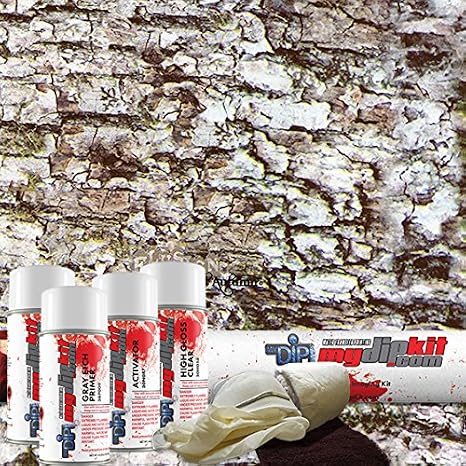 Hydrographics Film Kit - MyDipKit - Water Transfer Printing Forest Ghost Camo - DD-961