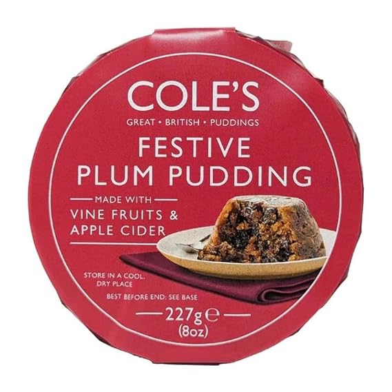 Cole's Festive Plum Pudding - 8oz (227g)