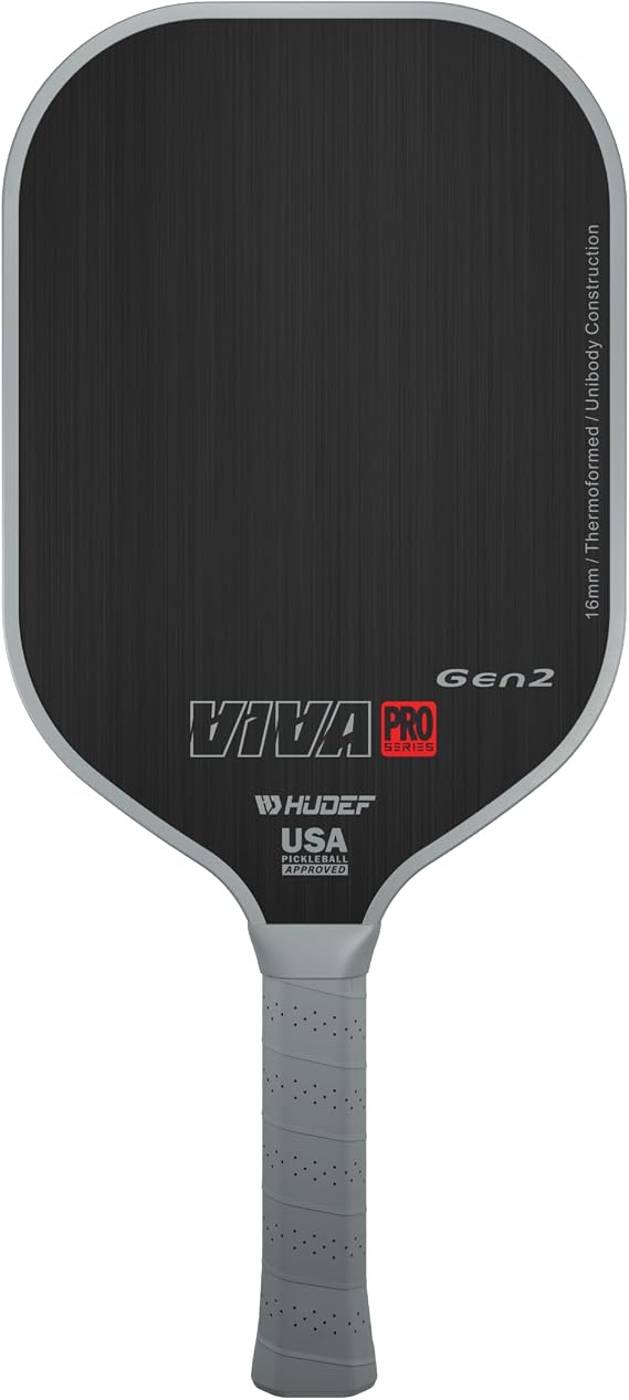 Pickleball Paddles, Viva Pro Gen2 USAPA Approved T700 Raw Carbon Fiber Pickleball Rackets, Lightweight Pickle Ball Paddle for Men Women