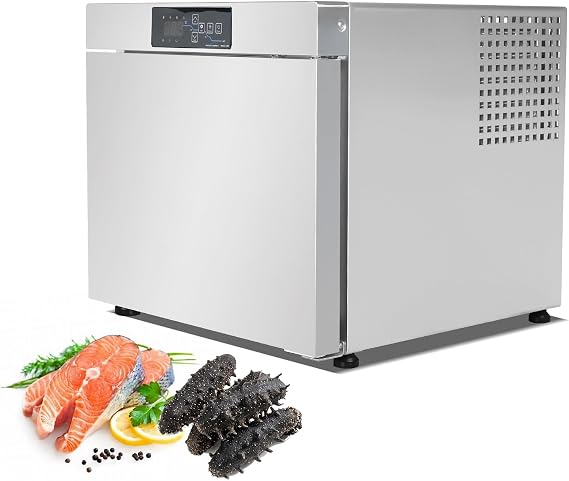 Kolice Commercial Countertop Blast Chiller & Freezer, Chest Fridger, Flash Freezer for freezing Ice Cream, Seafood, Desserts, Meat, Dumpling, Dough, Lowest Temp. -31F(-35C),32L