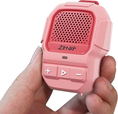 ZIHNIC Wearable Bluetooth Speaker,14H Long Playtime Wireless Speaker, Waterproof IPX7 Rating, Comfortable Speaker for Outdoor Fun