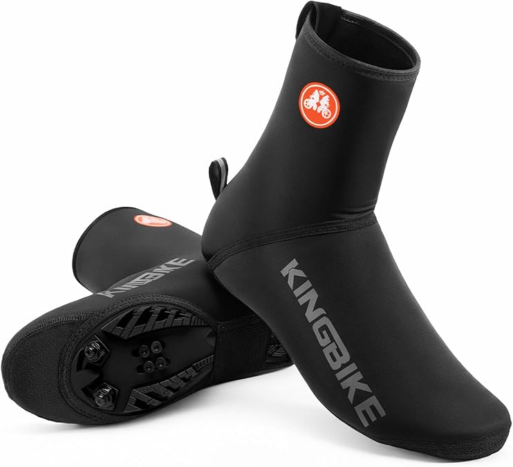 KINGBIKE Cycling Shoe Cover Winter Windproof Warmer Lining Water Repellent Shoe Covers Road Bike MTB for Men Women