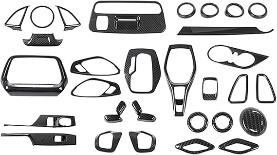 32PCS Interior Accessories Kits Fit for Comero Center Console Air Conditioner Outlet Vent Trim Cover
