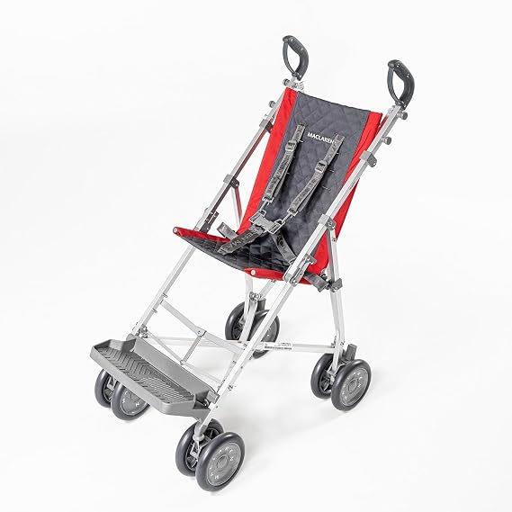 Maclaren Major Elite Disability Pushchair Cardinal Red * The Original Special Needs Stroller Since 1972 * Adaptive Stroller for Older Children up to 110 lbs (50kg) * Lightweight Umbrella Fold