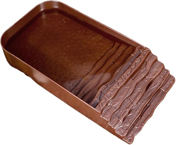 Tortoise Water Dish | Reptile Bathing Pool,Tortoise Water and Food Dish with Ramp, Square Feeding Pool for Amphibians