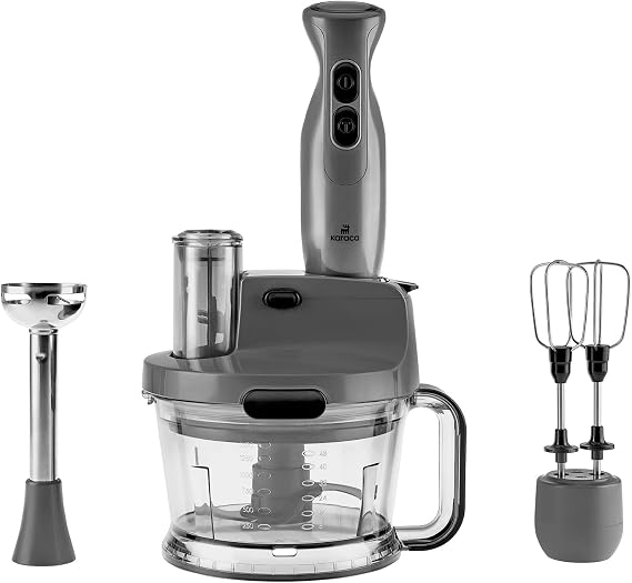 Karaca Pro-Multimax Mutfak Robotu Space Grey 2000 W