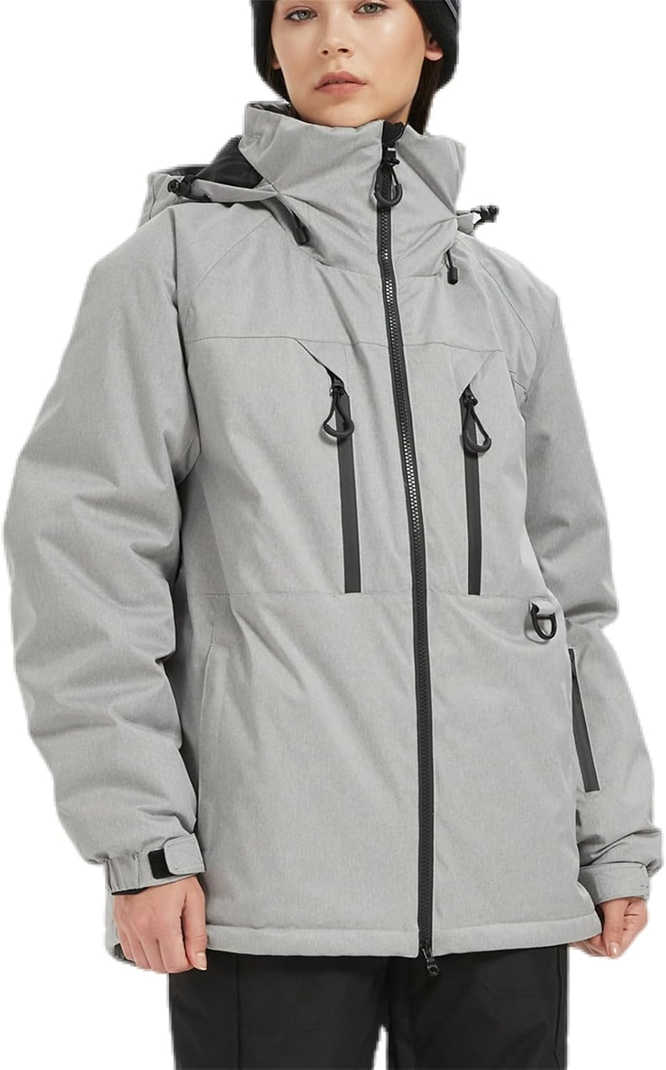 BGX Bluemagic Womens and Mens Waterproof Ski Jacket Warm Winter Snow Coat Mountain Windbreaker Hooded Raincoat Jacket
