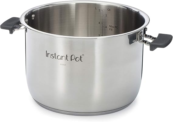 Instant Pot Stainless Steel Cooking Handle 8 Quart Duo Evo Series Inner Pot