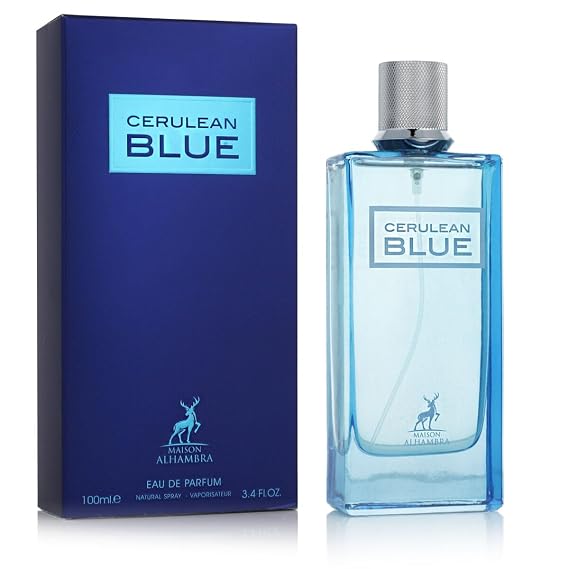 Cerulean Blue by Maison Alhambra for Men - 3.4 oz EDP Spray